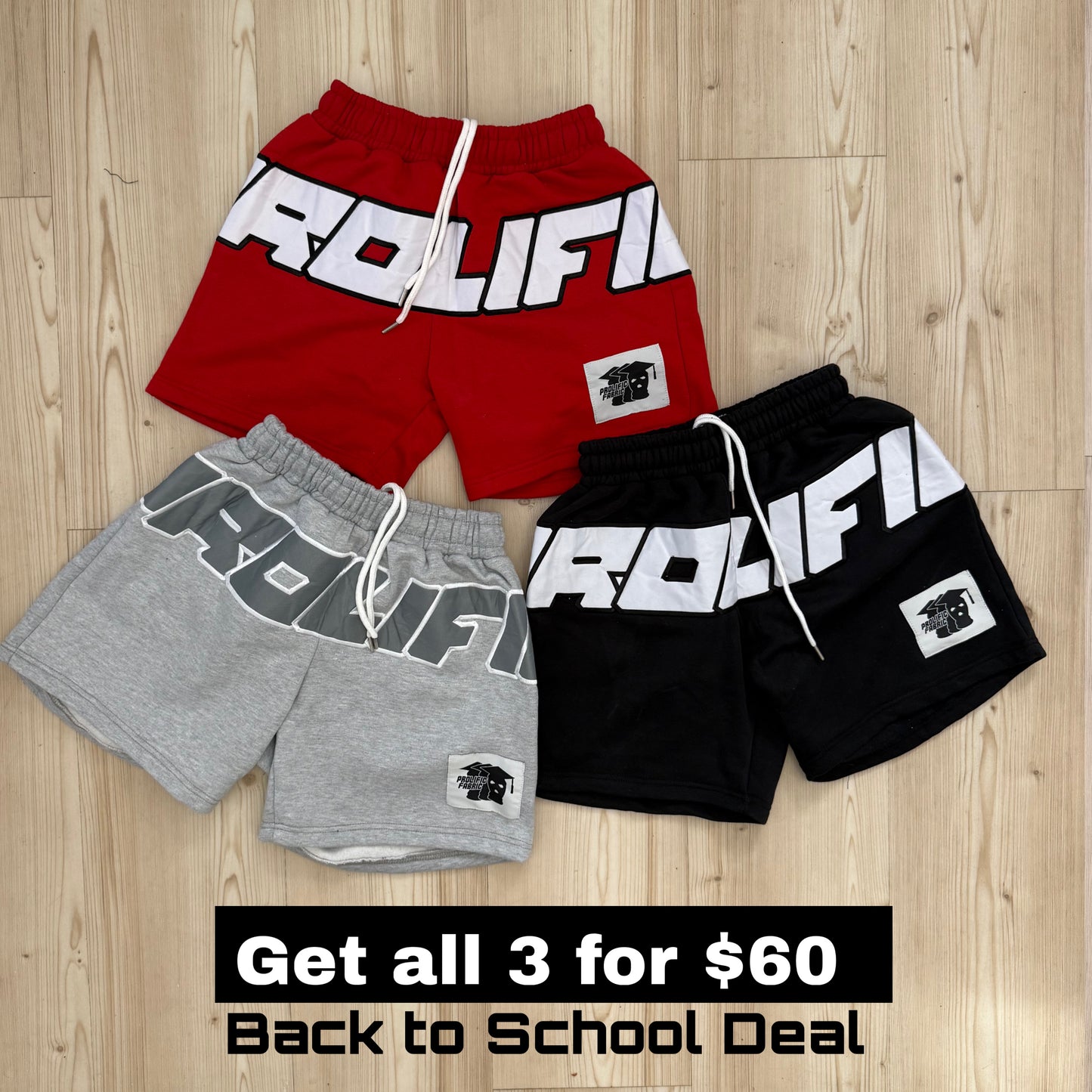 3 SHORTS BUNDLE DEAL FOR THE NEXT 3 HOURS ONLY