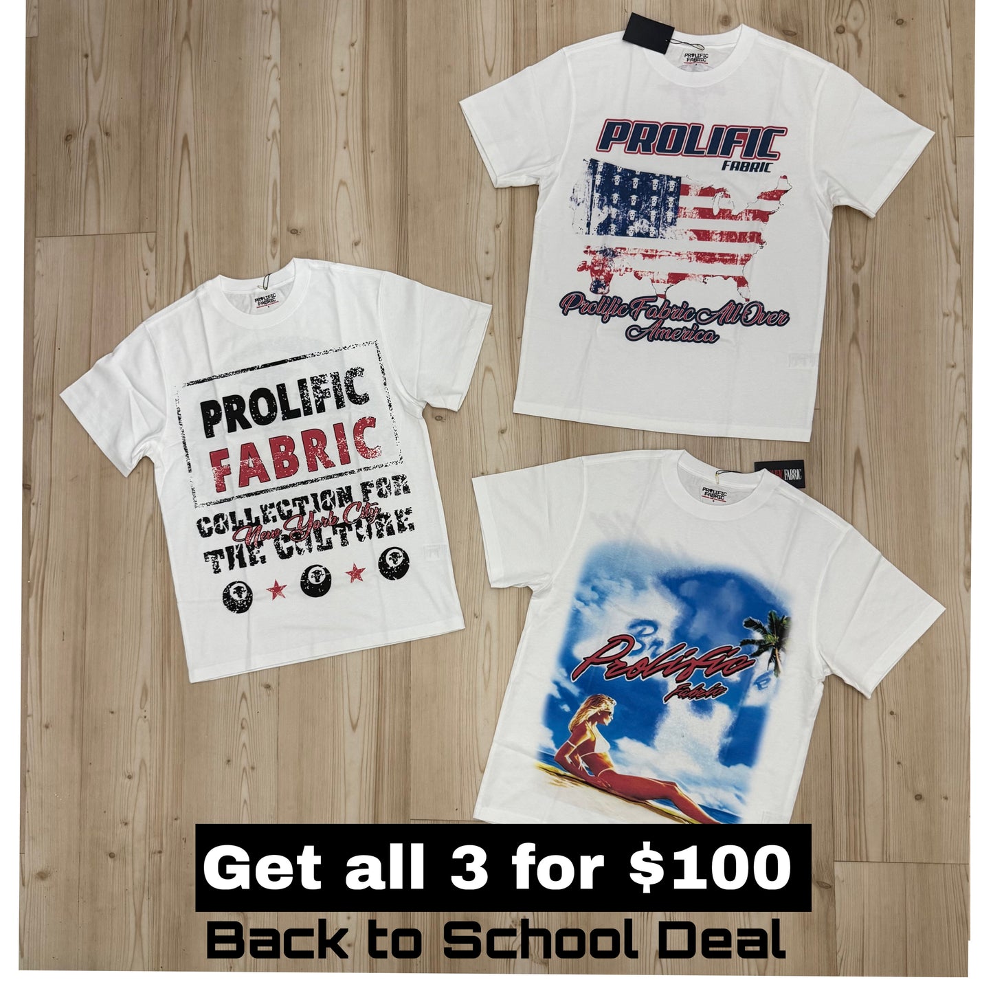 3 SHIRTS BUNDLE DEAL FOR THE NEXT 3 HOURS ONLY