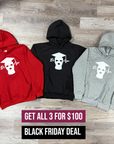 3 HOODIES BUNDLE DEAL FOR THE NEXT 3 HOURS ONLY