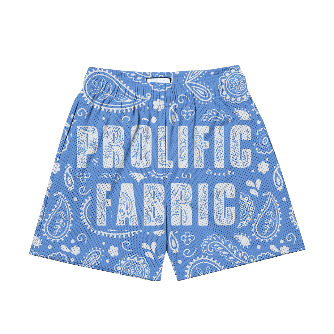 PAISLEY PRINT SHORTS