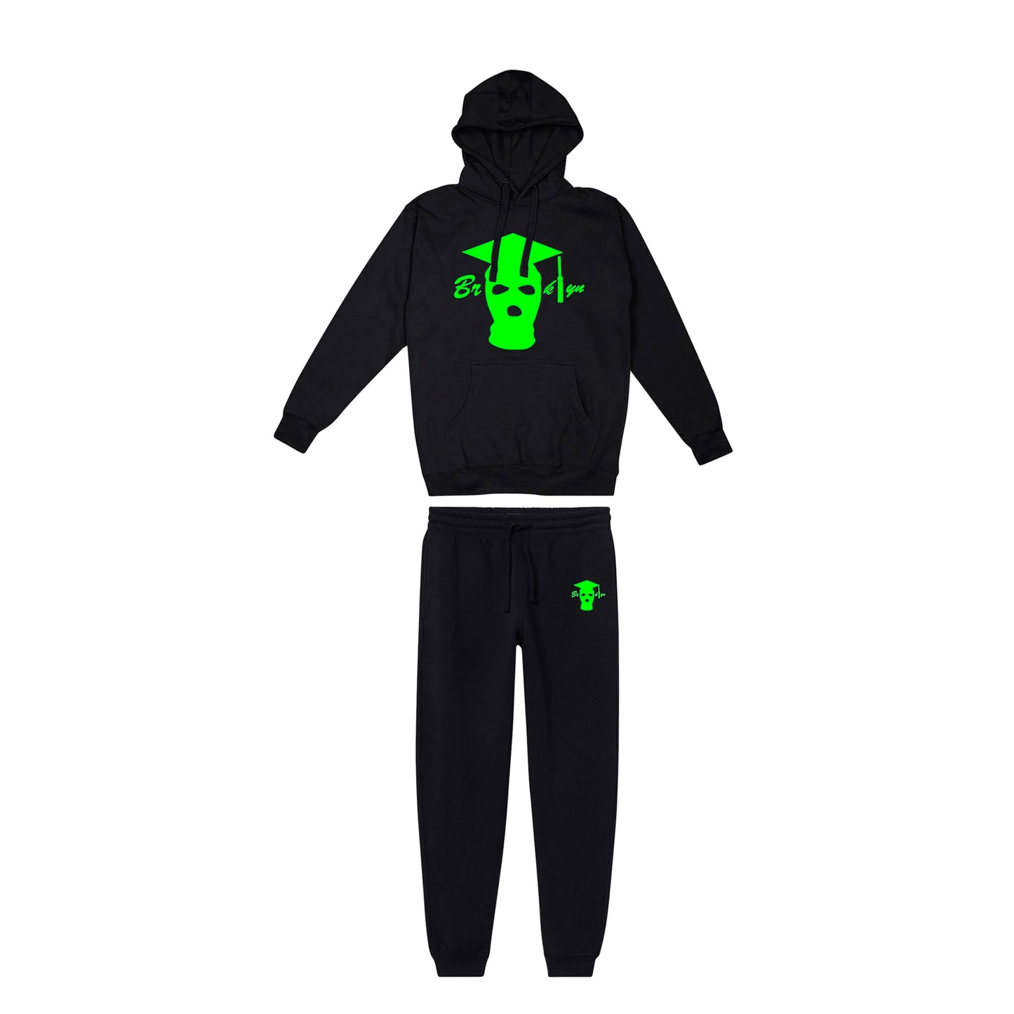 GRADUATION ELECTRIC GREEN SWEATSUIT 1.0