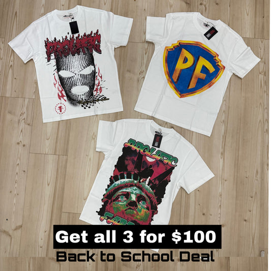 3 SHIRT BUNDLE DEAL FOR THE NEXT 3 HOURS ONLY