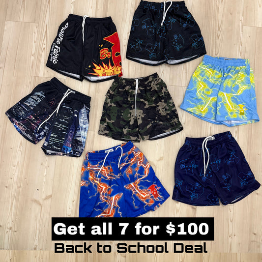 7 SHORTS BUNDLE DEAL FOR THE NEXT 3 HOURS ONLY