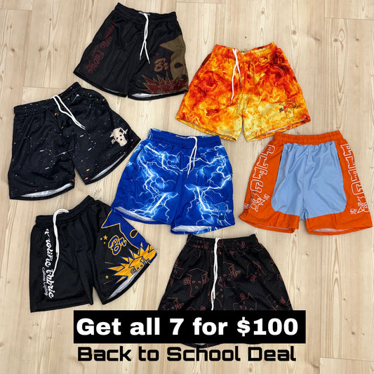 7 SHORTS BUNDLE DEAL FOR THE NEXT 3 HOURS ONLY
