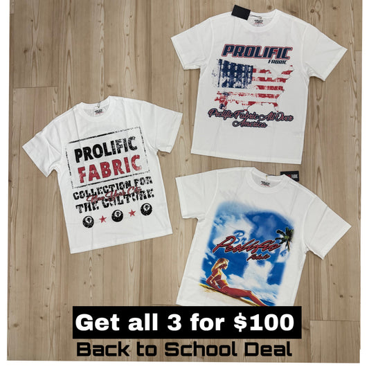 3 SHIRTS BUNDLE DEAL FOR THE NEXT 3 HOURS ONLY