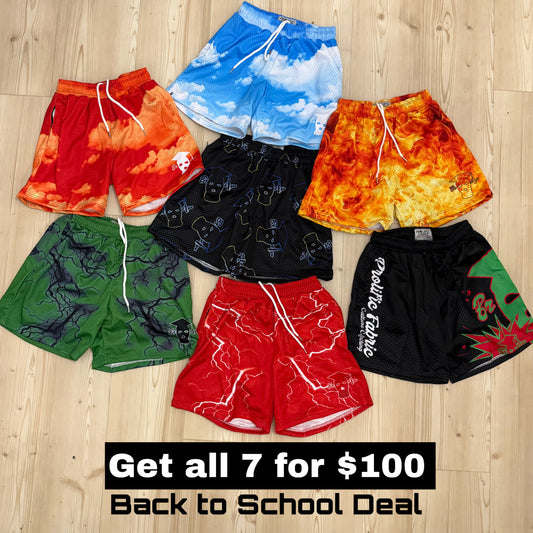 7 SHORTS BUNDLE DEAL FOR THE NEXT 3 HOURS ONLY