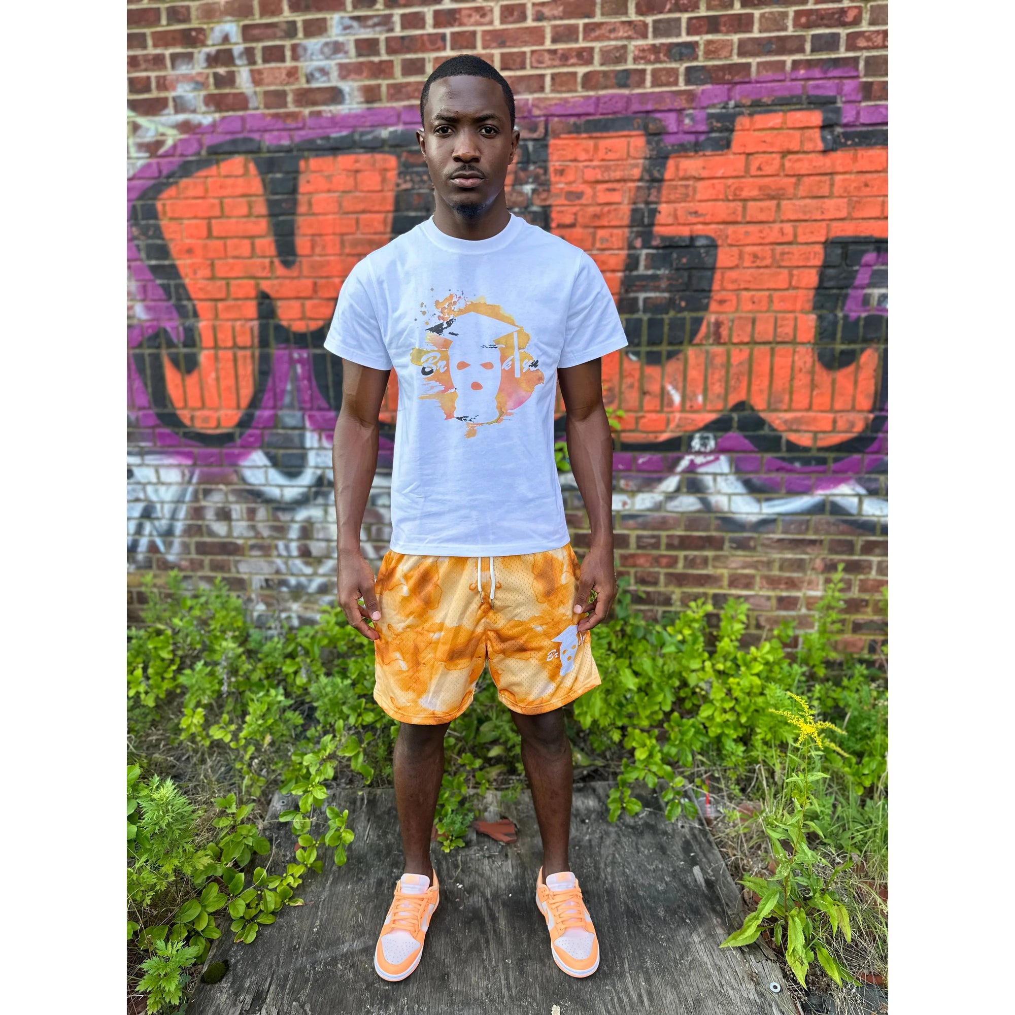 GRADUATION SPLASH SHORT SET