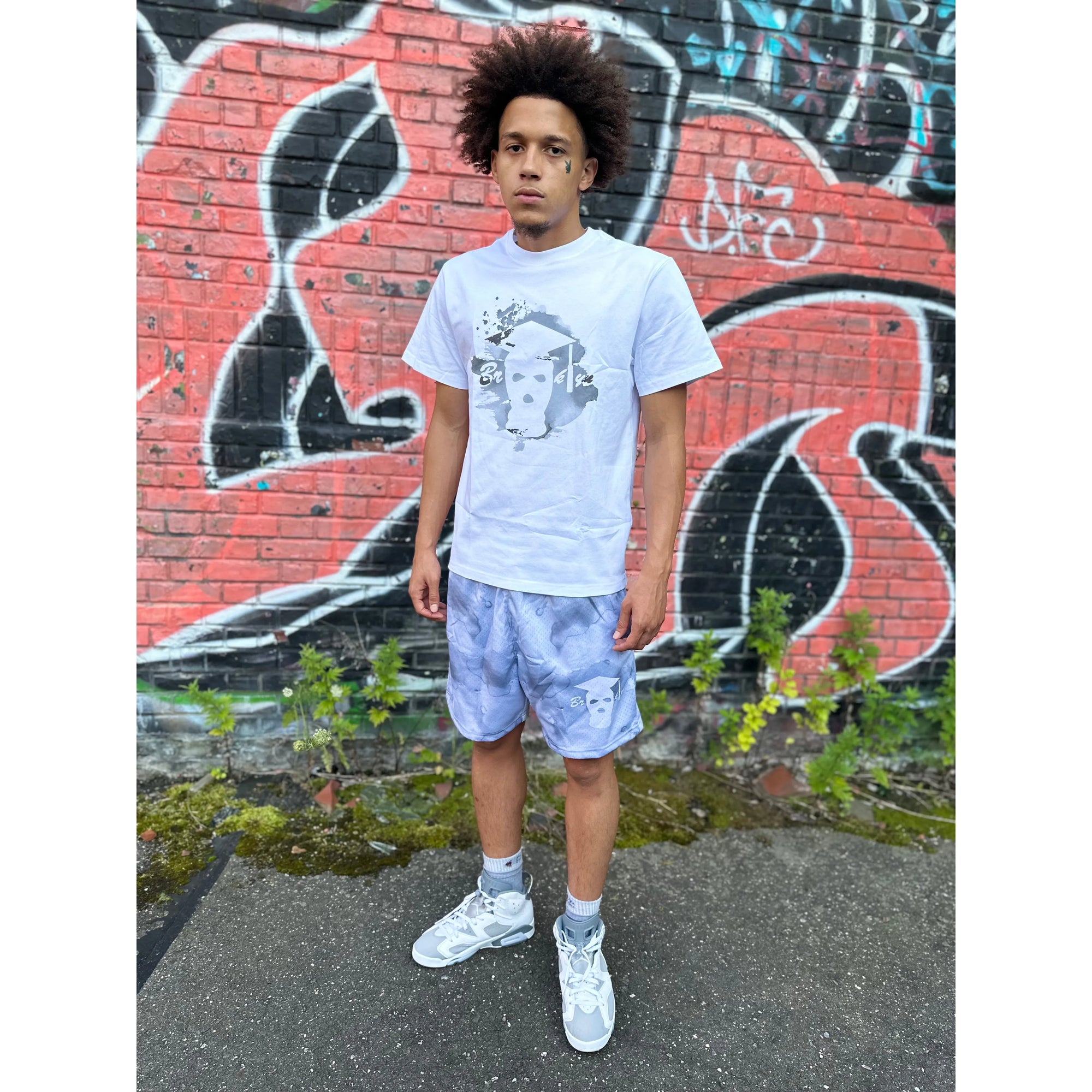 GRADUATION SPLASH SHORT SET