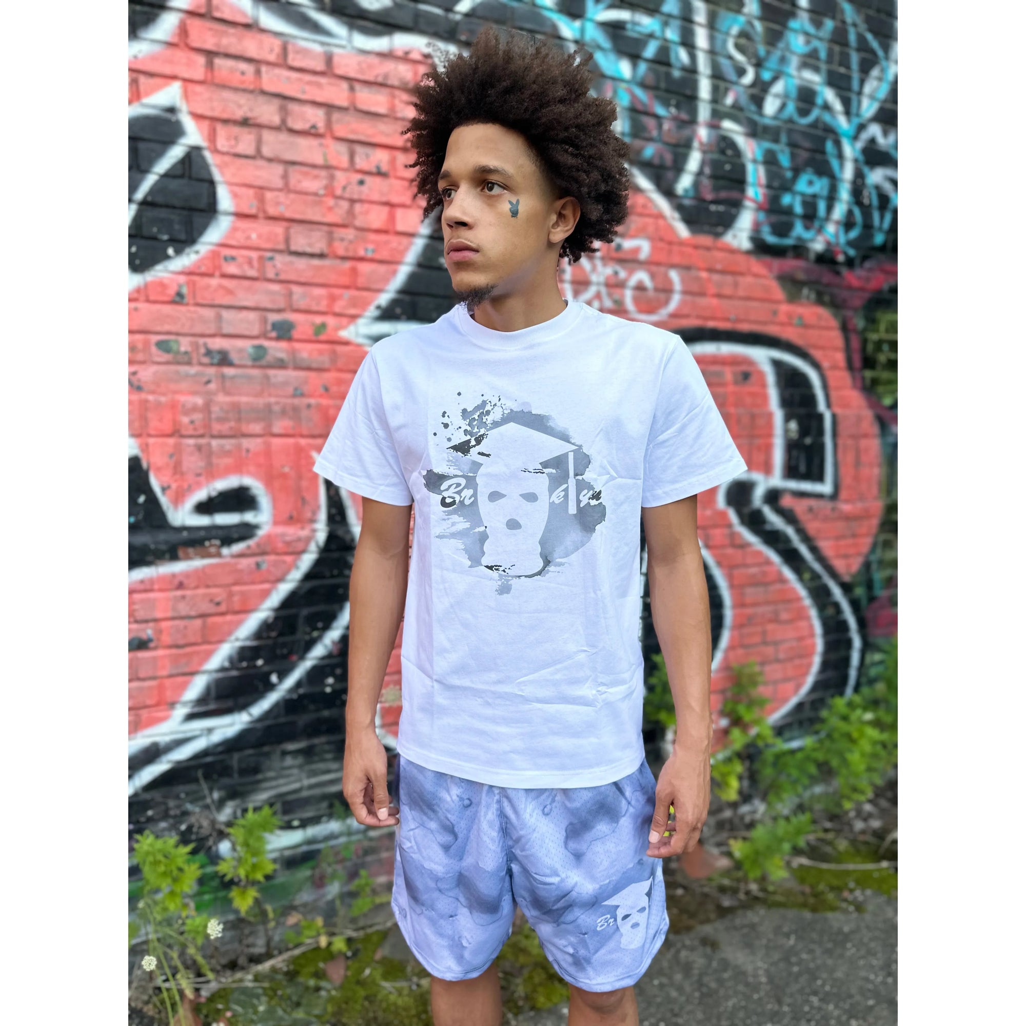 GRADUATION SPLASH SHORT SET