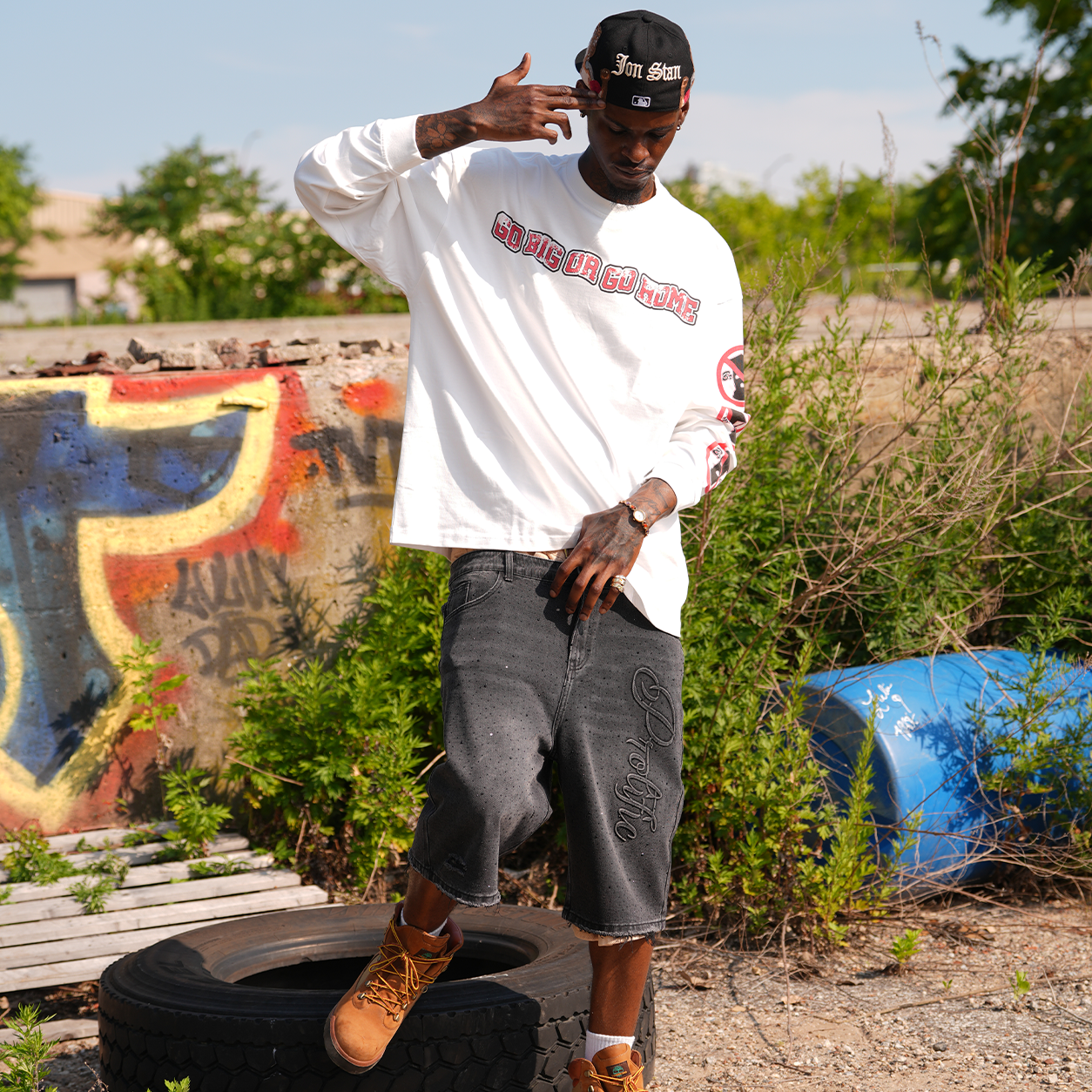GO BIG LONG SLEEVE TEE