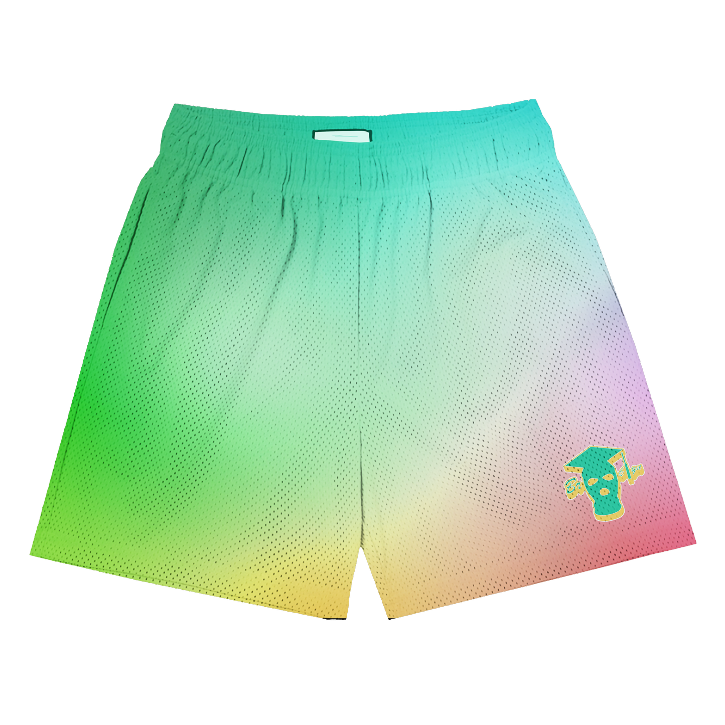 GREEN MIX NYLON SHORT